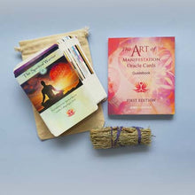 Load image into Gallery viewer, The Art of Manifestation Oracle Cards Signed &amp; Numbered First Edition Pack
